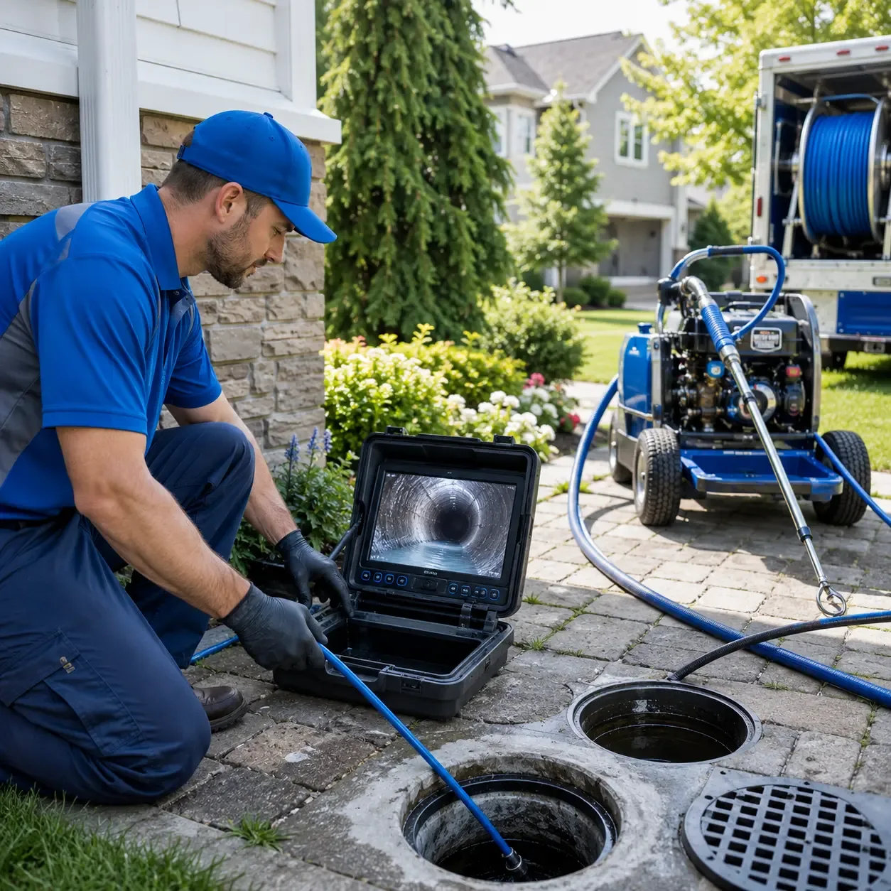 Outdoor drain cleaning professionals serving Skippack, PA