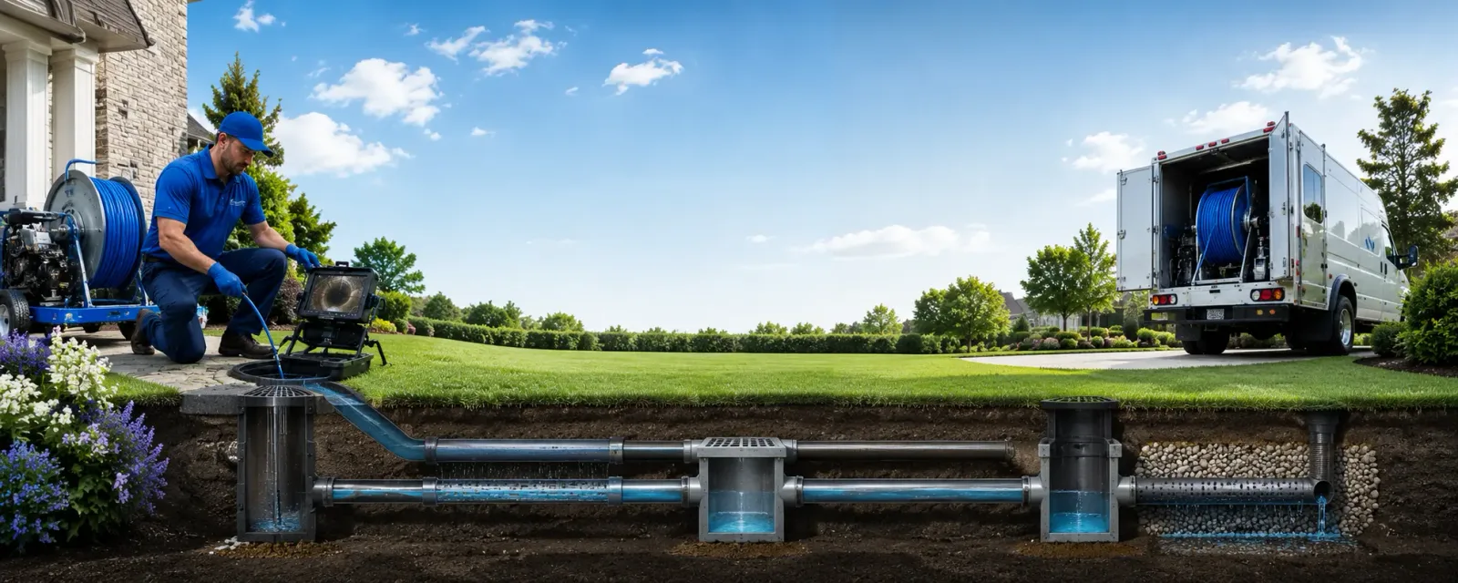 Outdoor drain cleaning information for Skippack, PA